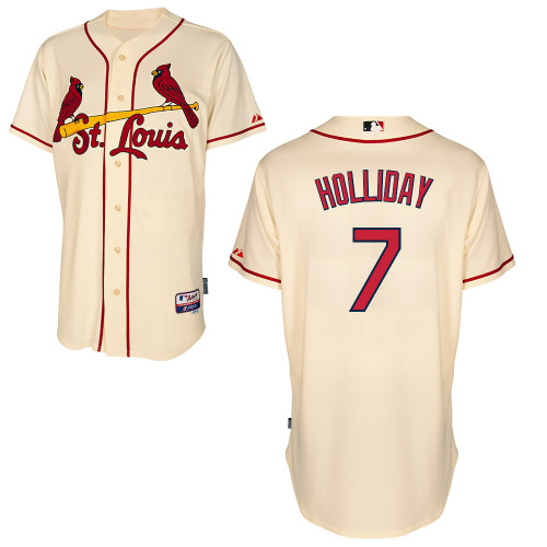 Matt Holliday #7 MLB Jersey-St Louis Cardinals Men's Authentic Alternate Cool Base Baseball Jersey